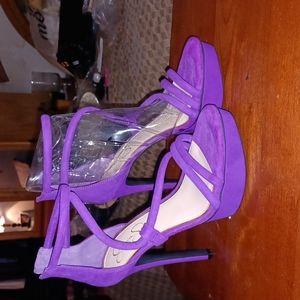 Jessica Simpson CAELA Purple Suede Heel